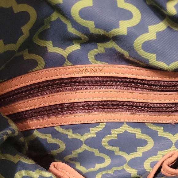 orYANY Tan and Cream Shoulder Bag with Decorative Detailing - Picture 6 of 7